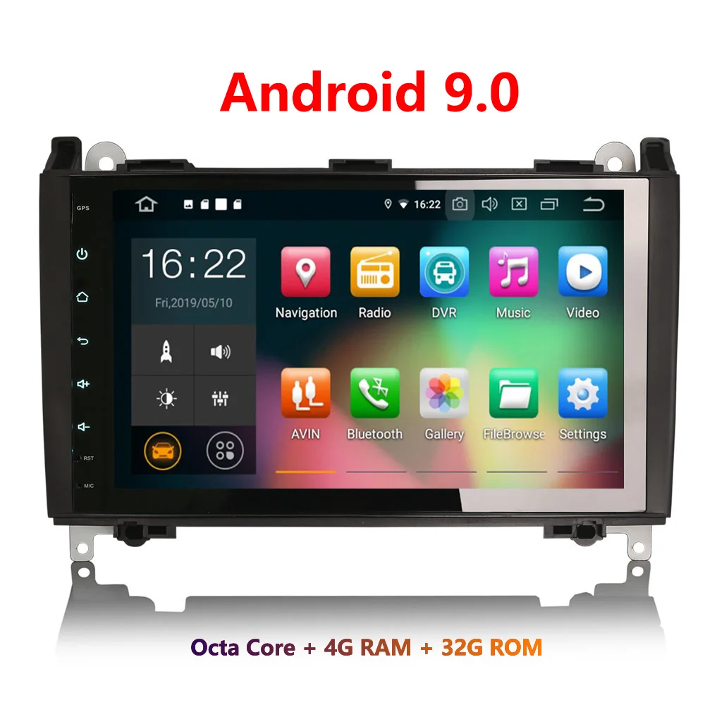 Erisin ES7901B 9 дюймов Android 0 Восьмиядерный 4 Гб RAM Автомобильный мультимедийный плеер