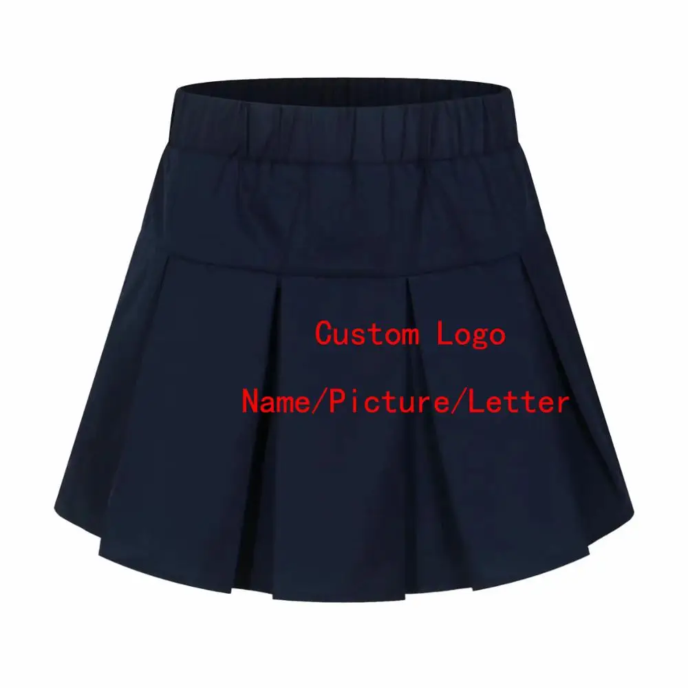 

Custom!Women High Waist Cosplay skirt Spring Summer Kawaii Denim Solid a-line Sailor Skirts Japanese School Uniform Mini Skirts