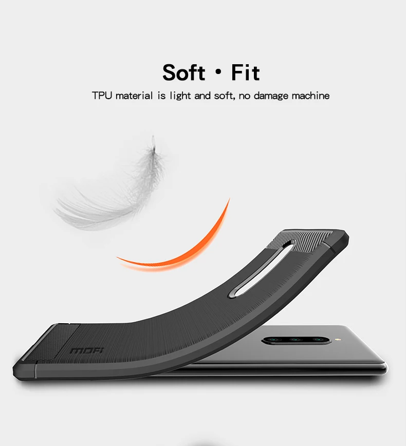 Чехол для телефона Mofi для sony Xperia XZ4, компактный чехол из углеродного волокна, мягкий чехол из ТПУ для sony Xperia XZ4, задняя крышка, чехол для телефона