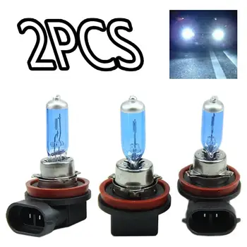 

2Pcs H11 100W Car Xenon Halogen Headlight Headlamp Super Bright White Lamp Bulb