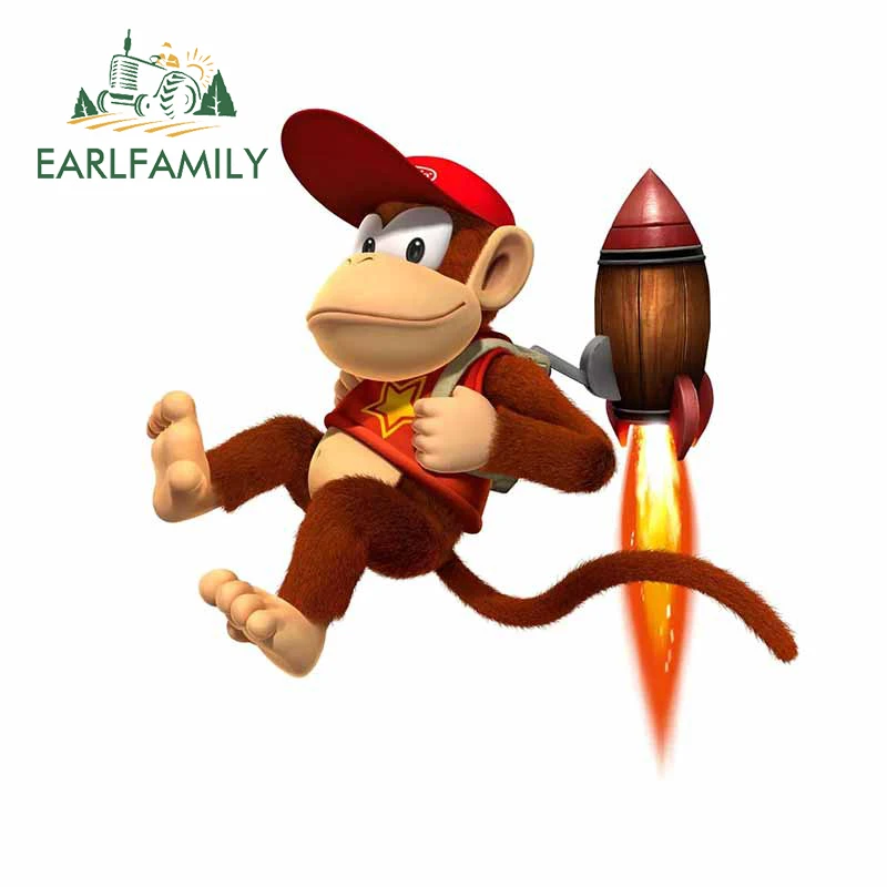 

EARLFAMILY 13 см x 12,7 см для аркадных игр Donkey Kong rocket тонкая Автомобильная наклейка для тюнинга детской езды на мотоцикле сноуборде виниловая Автомобильная оболочка