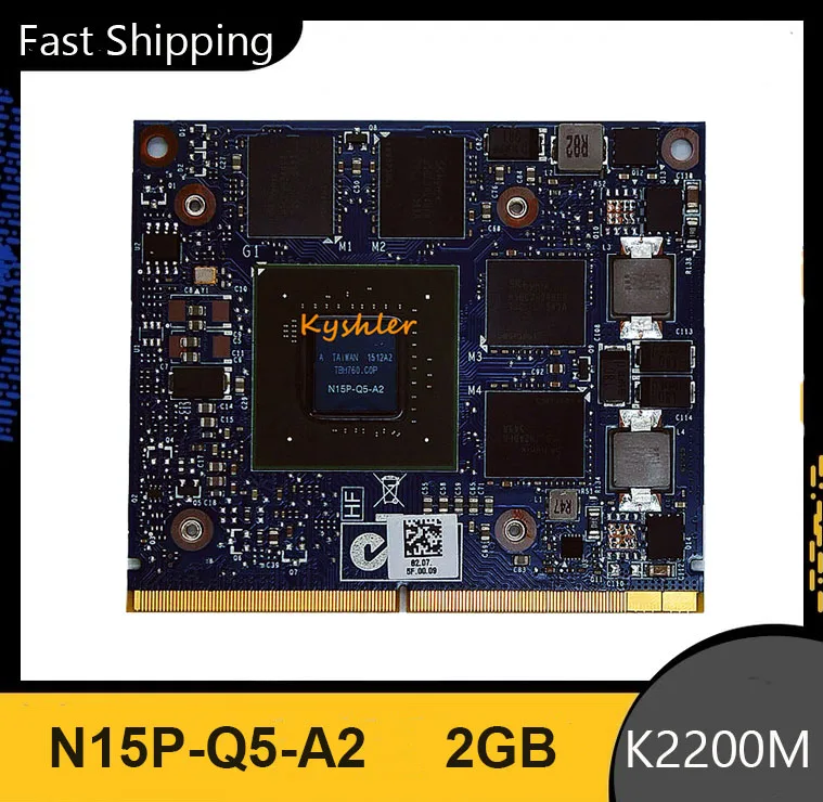 Оригинальный K2200M N15P-Q5-A2 2 Гб CN-0XFDRD 0XFDRD видеографические VGA карты для HP ZBook15 G1 8770W 8750W