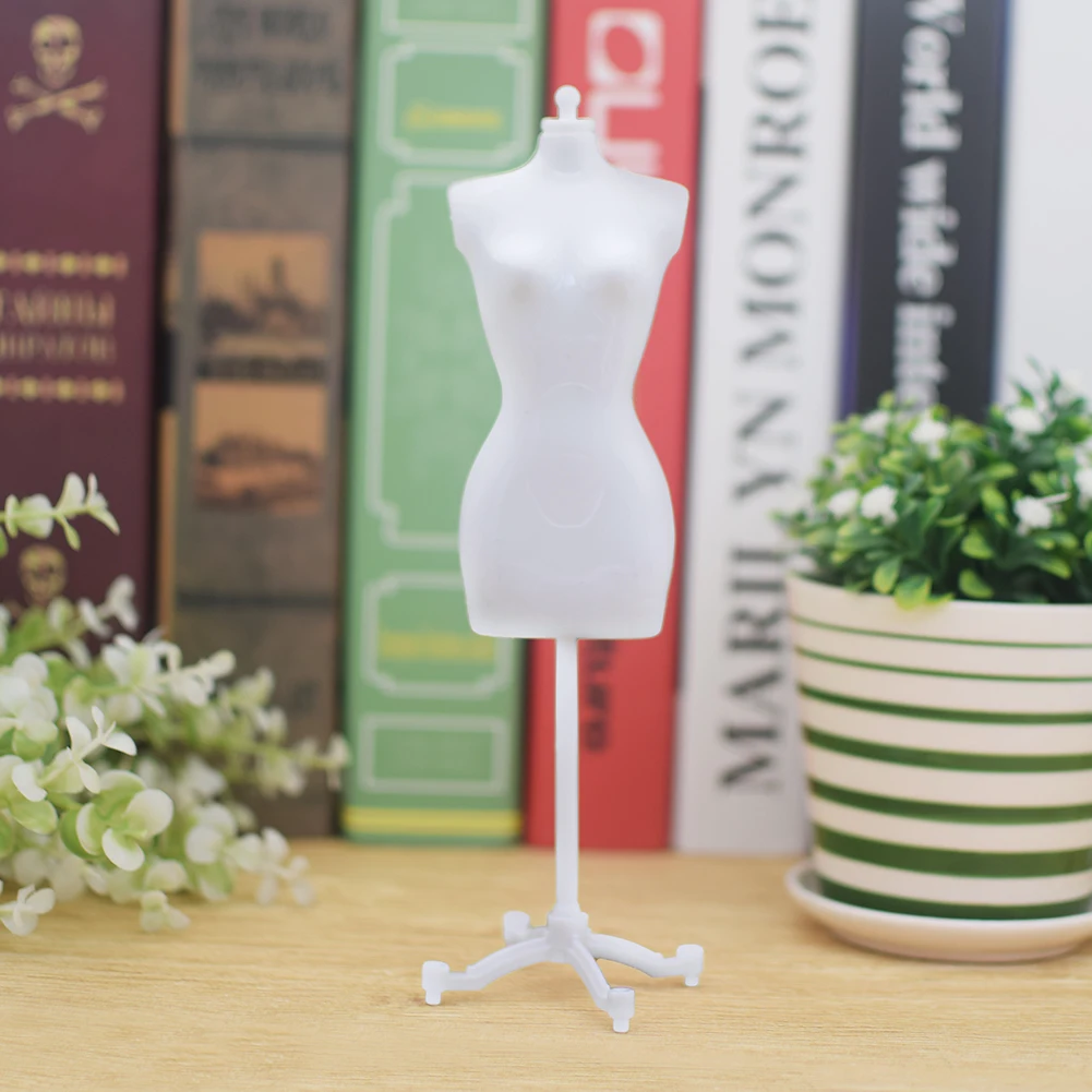 Female Mannequins Accessories Display Stand Holder Dress Clothes Mannequin Model Doll DIY home decor Women Garment Doll Dress Stand 1 Pcs 22cm