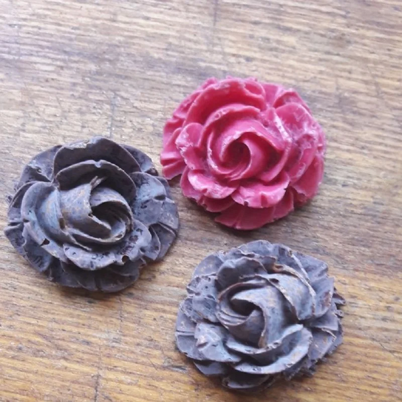 

Rose Flower Silicone Molds Wedding Cupcake Topper Fondant Cake Decorating Tools Sugarcraft Candy Clay Chocolate Gumpaste Moulds