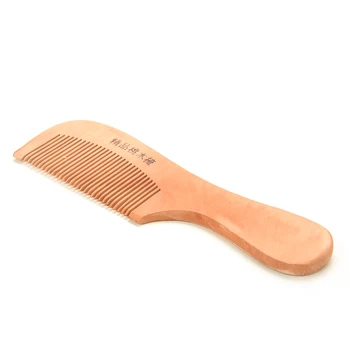 

Anti-Static Pocket Wooden Comb Peach Wood Hair Comb Hair Salon Styling Tools Hairdressing Hair Care Barbers Handle Brush