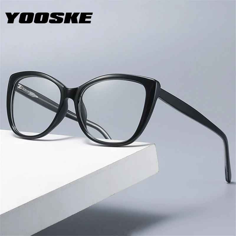 YOOSKE ретро оптические очки прозрачные оправы для очков для женщин прозрачные TR90 оправа для очков
