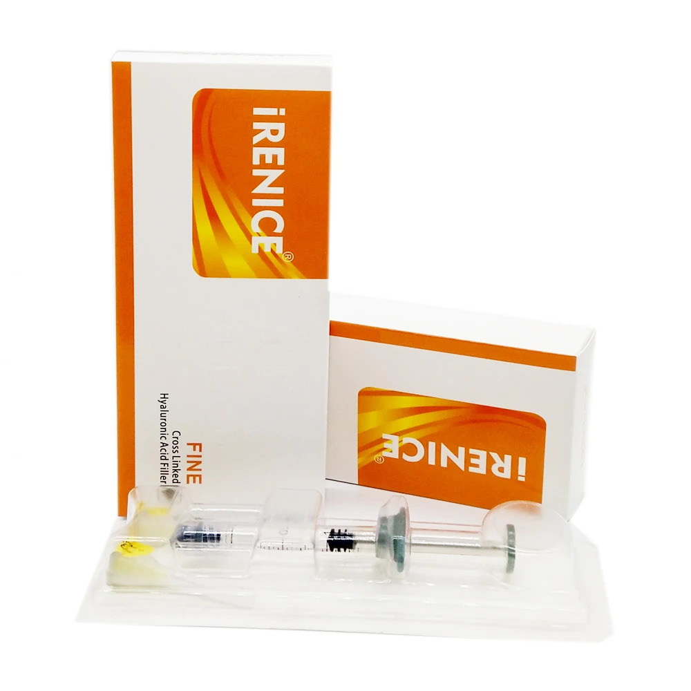 Jeringa de llenado de ácido hialurónico labial, Derm Sub fino profundo de 1ml/2ml/5ml, con aguja