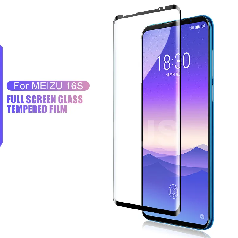 9D полностью изогнутое закаленное стекло для Meizu 16 th Plus 16S 16X 16XS X8 Note 8 9 M8 Pro 7 Plus Защитная пленка для экрана