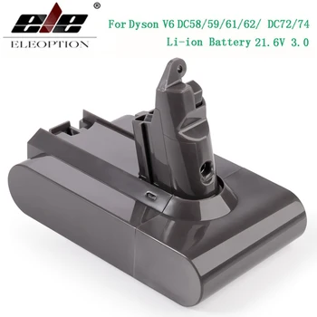 

3000mAh 21.6V 3.0 Li-ion Battery for Dyson V6 DC58 DC59 DC61 DC62 DC74 SV09 SV07 SV03 965874-02 Vacuum Cleaner Battery & 2.2mAh