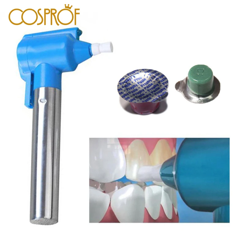 

3pcs/set Professional Polishing Whitening Teeth Burnisher Polisher Whitener Stain Remover with 2 pcs Polishing Paste