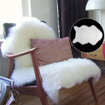 

Warm Hairy Carpet Clear inventory Super Soft Faux Sheepskin Sofa Blanket Warm Hairy Carpet Seat Pad Fluffy Rugs