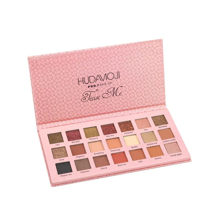 

NEW 18 Color Nude Matte Eyeshadow Palette Makeup Glitter Pigment Smoky Eyeshadow Palette Waterproof Cosmetics Eye Shadow TSLM2