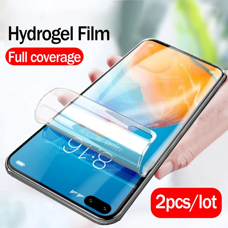 Гидрогелевая мягкая пленка для huawei p40 pro p 40 lite 2 шт. 100d Защитная экрана не