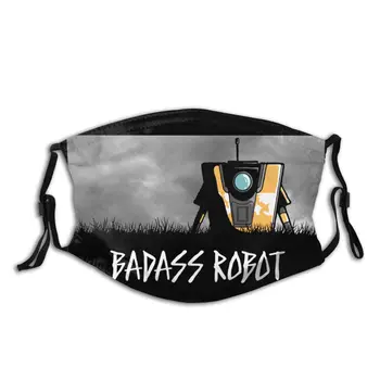 

Borderlands 2 Claptrap Badass Robot Mouth Face Mask With Replaceable PM2.5 Filters Reusable Anti Haze Protection Cover