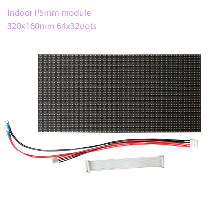 P5 SMD3528 1/16 сканирование 3 в 1 светодиодный дисплей полноцветный модуль 320*160 мм 64*32