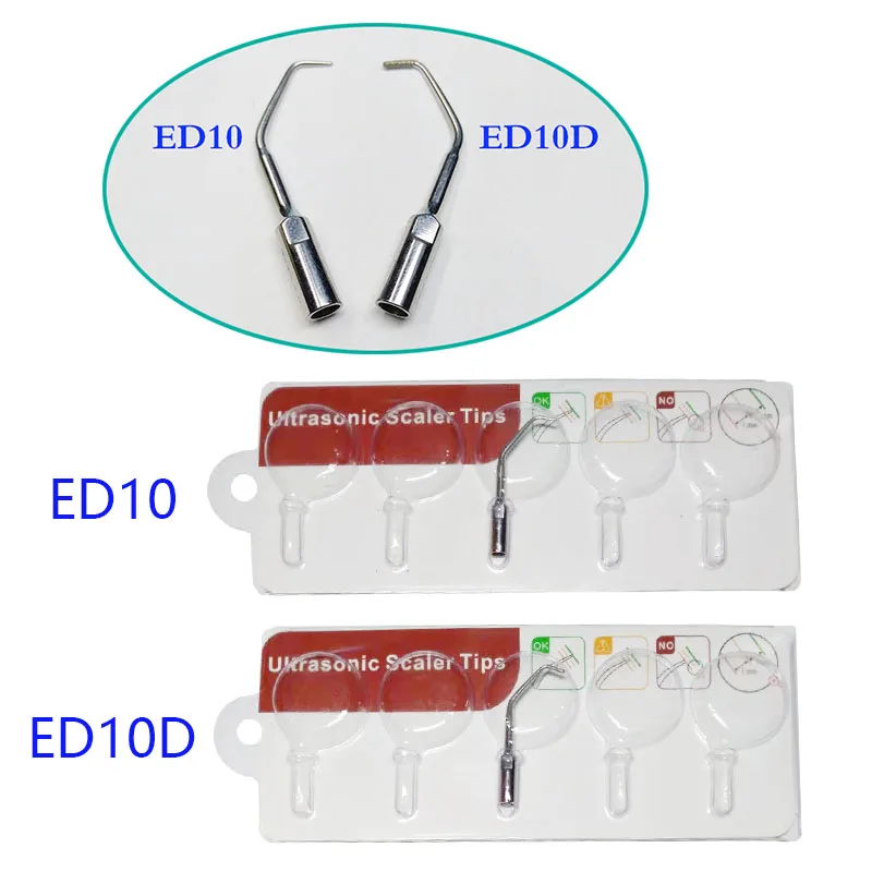 2 шт./компл.(ED10& ED10D) зубной пересчётчик остриё для DTE/Satelec/NSK Gnatus/брекеты Bonart стоматологическая эндо устройства инструмент