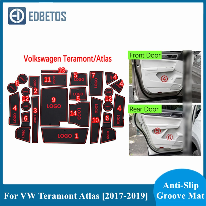 Автомобильный Гаджет площадку для VW Teramont Atlas 2017 2018 2019 2020 Volkswagen аксессуары гелевая
