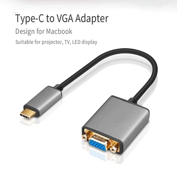 

DataRoad USB C VGA Adapter Type C to VGA Video Converters for Macbook