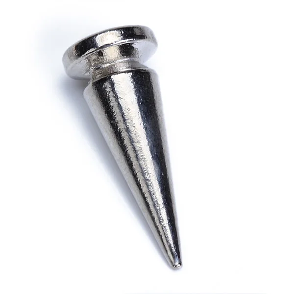 20pcs/set 10mm Silver Cone Spikes Screwback Studs DIY Craft Cool Rivets Punk for Shoes Custom Leather Work Belts Handbags etc