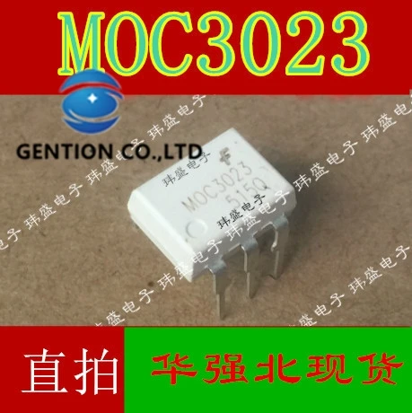 

10 шт., фотоэлектрическая муфта DIP-6 MOC3023