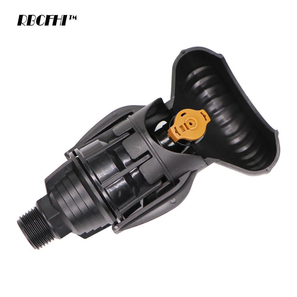 RBCFHI 2PCS 180 Degrees Garden Rotating Sprinkler 1/2'' Male Thread Lawn Irrigation Spray Steel Ball Drive Watering Nozzles