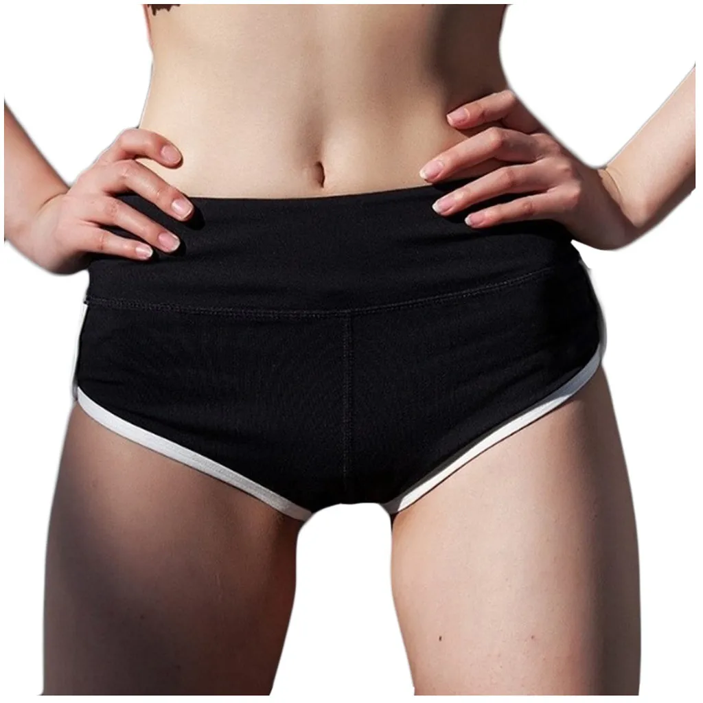 Yoga Shorts Fitness Leggings Women Cycling Biker Shorts Seamless Sport Legging Gym Sportswear High Waist Side Striped Yoga Pants