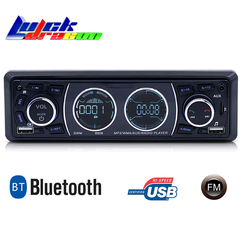 Bluetooth автомобильный стерео FM-радиоприемник MP3 мультимедийный плеер