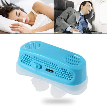 

Rechargeable Electronic Anti Snoring Devices Oxygen Concentrator Snoring Stopper Nose Vent Dilator Sleep Aid Tool