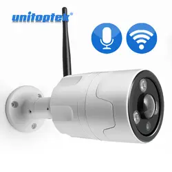 2MP HD 1080 P охранная ip-камера Wi-Fi Fisheye Сетевая Беспроводная камера видеонаблюдения ИК ночного видения CCTV наружная Пуля Cam