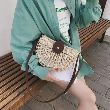 

Luxury Summer Handbags Women Hand Bag Famous Brand Shoulder Bag Designer Girls Pompon Beach Weaving Ladies Straw Tote for Lady