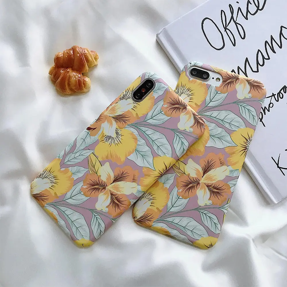 Flowers Case For Huawei P20 P30 Lite Pro Case Cover For Huawei Honor 8X 9 10 4