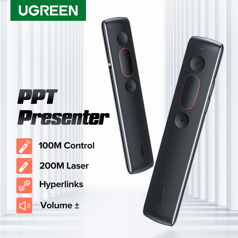 Ugreen Presenter Wireless Remote Controller 2,4 GHz USB Control Stift Für Mac Win 10 8 7 XP Projektor Powerpoint PPT laser Pointer Ugreen Presenter Wireless Remote Controller 2,4 GHz USB Control Stift Für Mac Win 10 8 7 XP Projektor Powerpoint PPT laser Pointer
