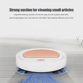 

3-in-1 Intelligent Sweeper Robot Front Sensor Detection 1800Pa Powerful Rechargeable Sweeping And Wiping Tiles Vacuum Cleaner