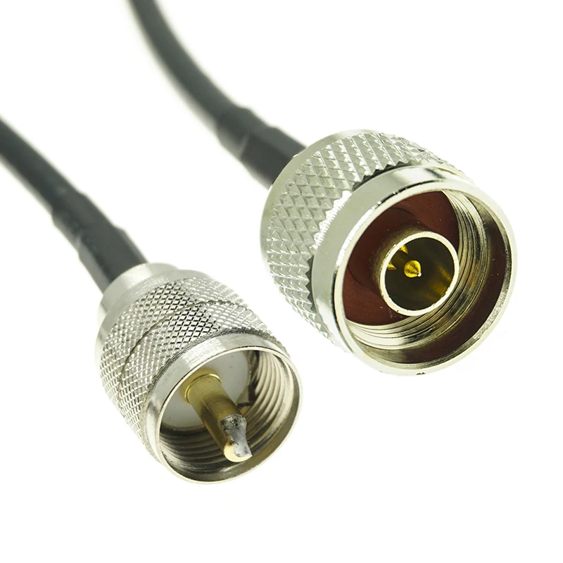 UHF мужской телефон штекер PL259 N коаксиальный кабель RG58 15/30/50/100 см|Соединители| |