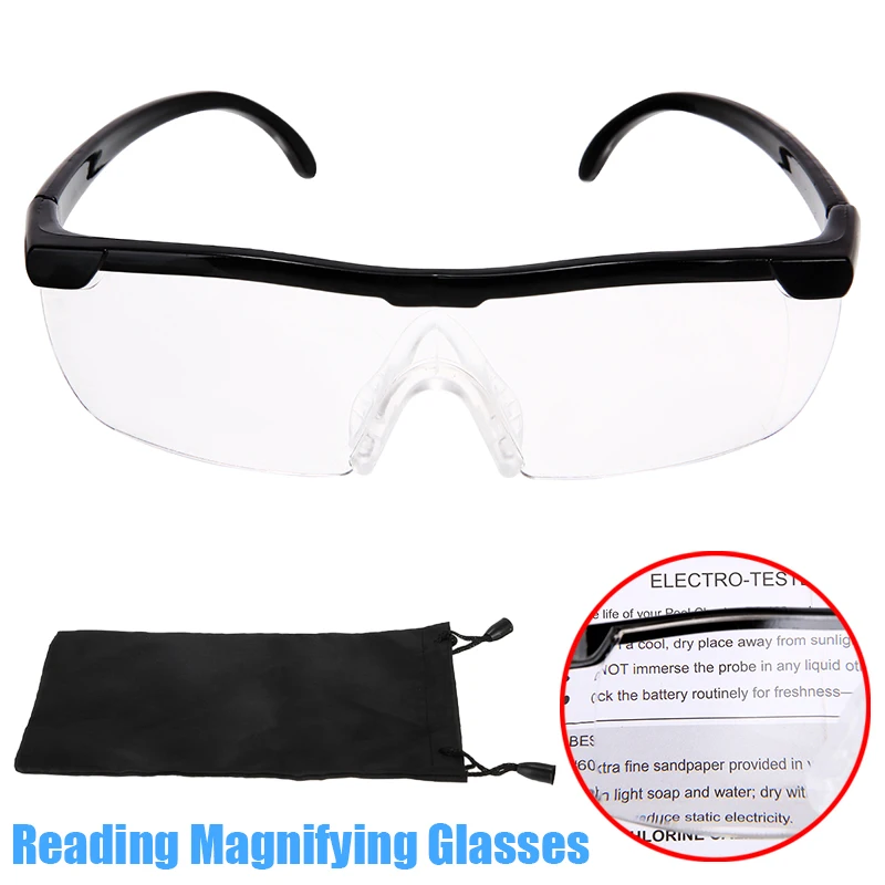 ADJUSTABLE READING GLASSES Magnifier For Reading Reparing $24.63