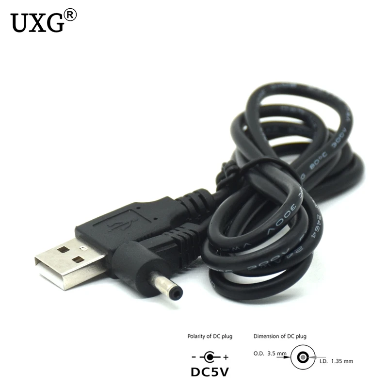 DC 2A разъем питания USB конвертировать в 3 5*1 35 мм/DC 35135 L форма Jack с шнуром