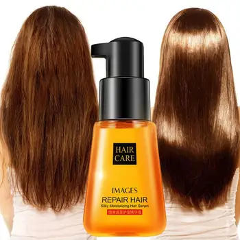 

70ml IMAGES Moroccan Pure Argan Oil Hair Essential Oil For Frizzy Dry Hair Keratin Repair Hair Care Hair Scalp Treatments Oil