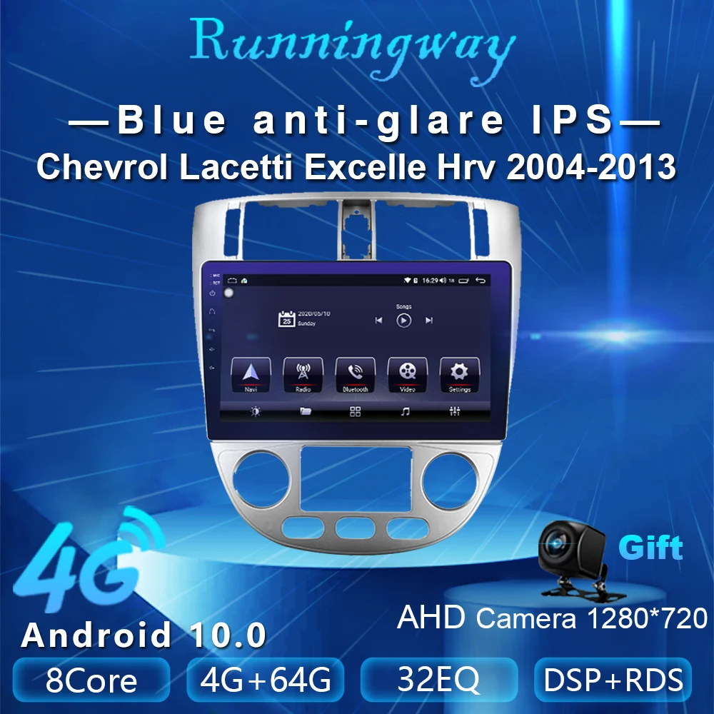 Runningway Android 10 0 5GCar DVD для Chevrolet Lacetti BUICK Excelle Hrv 2004-2013 4G + 64G автомобильный радиоприемник