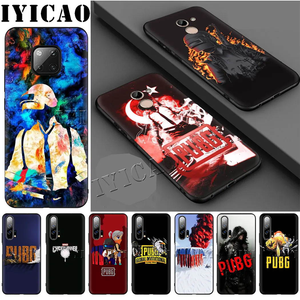 IYICAO PUBG игровой арт мягкий чехол для телефона huawei P30 P20 P10 P9 P8 Lite Pro P Smart Z Plus 2019 |