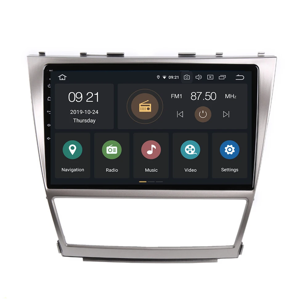PX6-4-32GB-CarPlay 10,1 ''Android 9,0 Автомобильный мультимедийный плеер стерео для Toyota CAMRY 2006-2011 навигационное головное устройство радио DSP 2.5D+ ips - Цвет: PX6-4-32GB-CarPlay