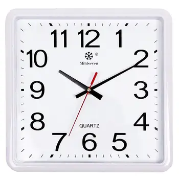 

Fashion Wall Clock Square Simple Silent Clock Office Bedroom Living Room Creative Electronic Quartz Clock Wall Clock Modern