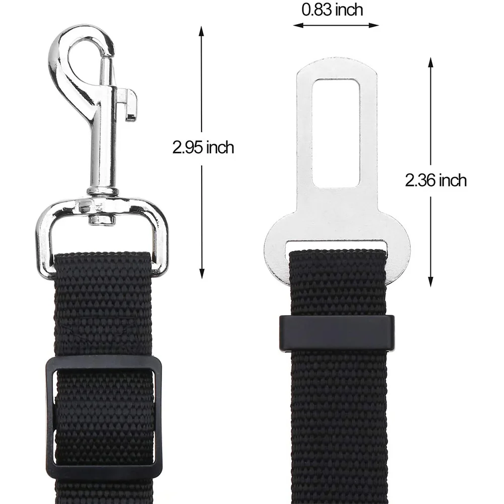 Title 5, Pet Dog Cat Car Seat Belt Adjustable Harness Se...