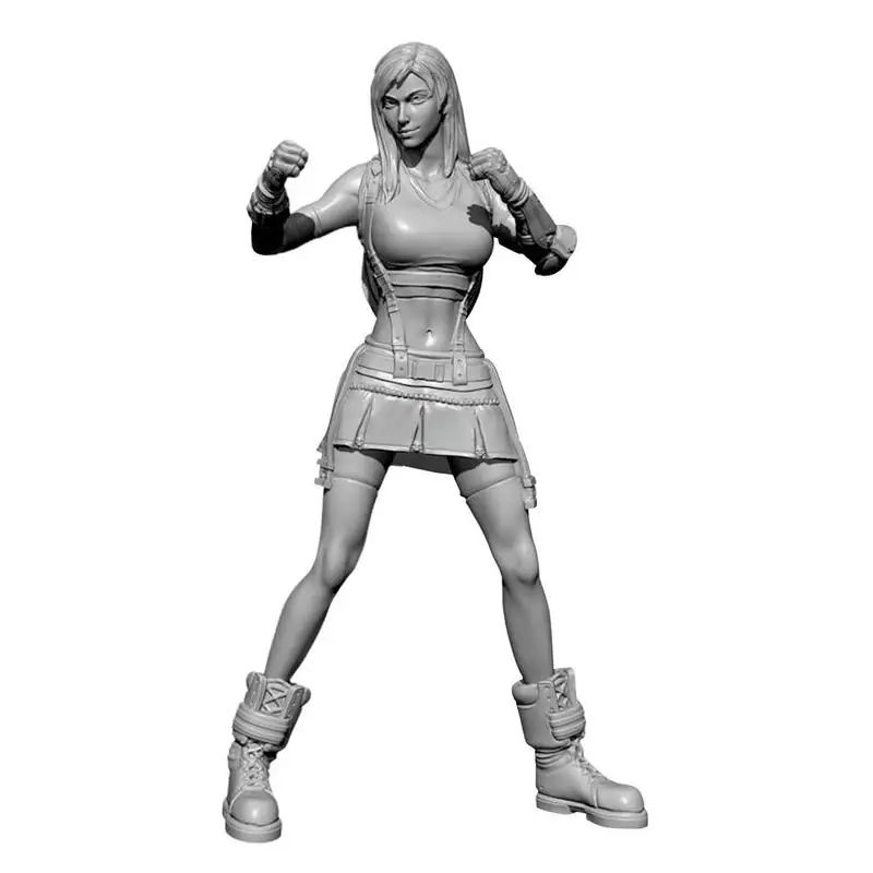 

YUFAN 1/24 Girl Fighting King Resin Soldier 7.5cm Static Epoxy Resin Self-assembly Model Toy TD-202028 include Genuine Packaging