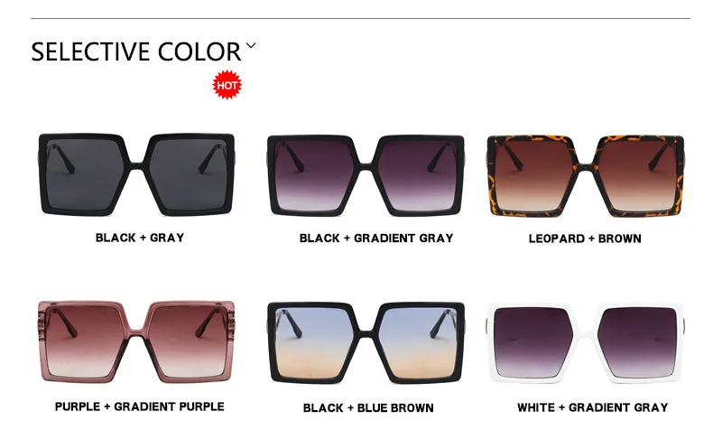 Hollow Square Sunglasses