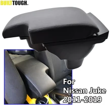 USB Neue Lagerung Box Armlehne Für Nissan Juke ESQ 2011 - 2019 Schwarz Leder Center Änderung 2014 2015 2016
