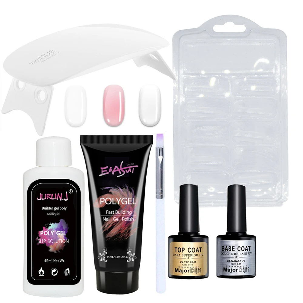 

ENASUI Builder Gel For Quick Nail Extension Starter Kit Nail Enhancement Trial KitBest CrystalBuilder Apres Gel Nail Extensions