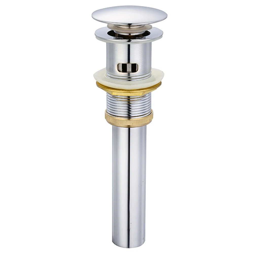 

Brass Bathroom Sink 1 5/8" Home Accessories Parts Bath Tub Basin Drain Modern Rustproof Vessel Support With Overflow Stopper