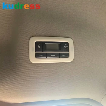 

For Toyota Sienna 2019 2020 Carbon Fiber Car Air Conditioning Adjustment Switch Cover Trim Styling Frame Sticker Accessories