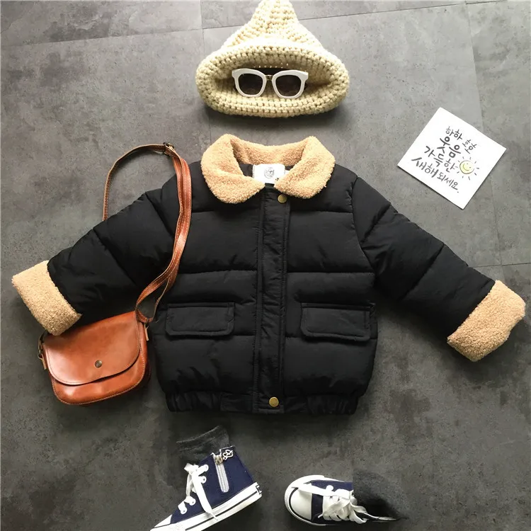 black coat Зимние костюмы для мальчиков, теплая плотная куртка, пальто, толстовка с буквенным принтом, штаны, комплект одежды для маленьких мальчиков 3, 4, 5, 6, 7 лет, 3 предмета - Цвет: black coat