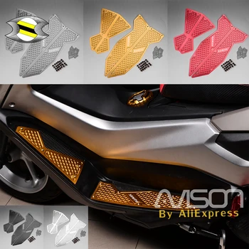 

Motorcycle accessories For NMAX N-MAX N MAX 125 155 2018 Foot Pegs Footrest Step Pedal Foot plate